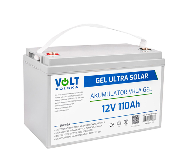 VOLT Akumulator GEL VPRO PREMIUM 12V 110Ah VRLA - 1113766 - zdjęcie 2